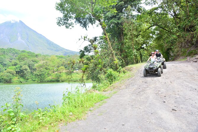 The Discovery Adventures ATV Guided Experience in La Fortuna, Arenal Volcano - The river stop and cultural pause