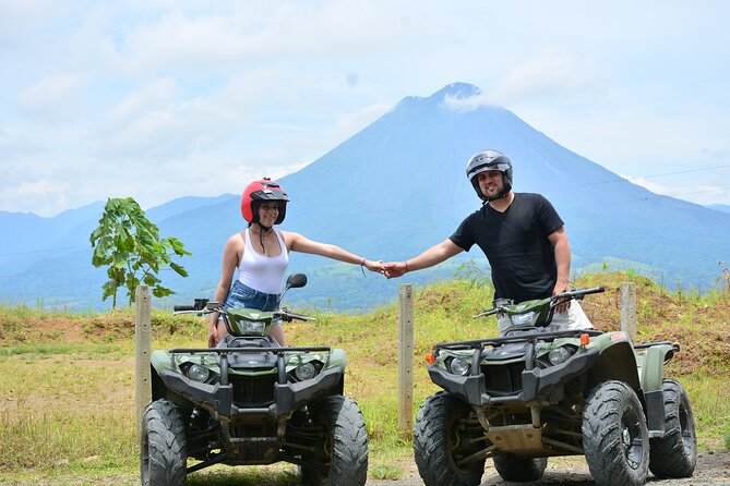 The Discovery Adventures ATV Guided Experience in La Fortuna, Arenal Volcano - Riding the forest tracks near Arenal