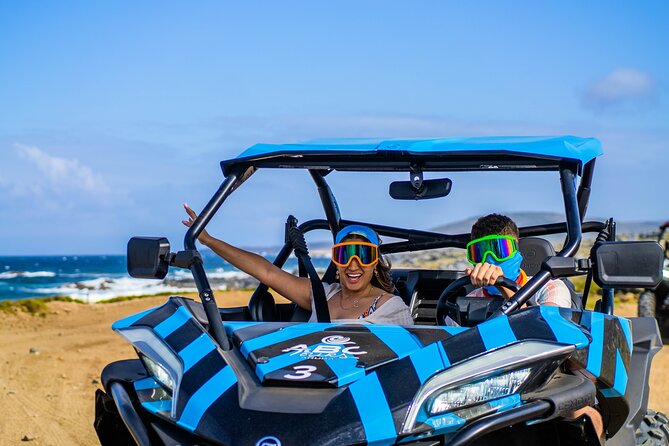 ThrillSeekers: Aruba UTV Tour & Cliff Jump at Natural Pool - Tres Trapi brings clear water and possible turtles