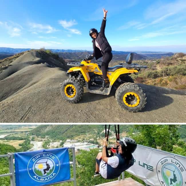 Tirana: Quad Bike and Zipline Adventure Tour - What $84 buys you