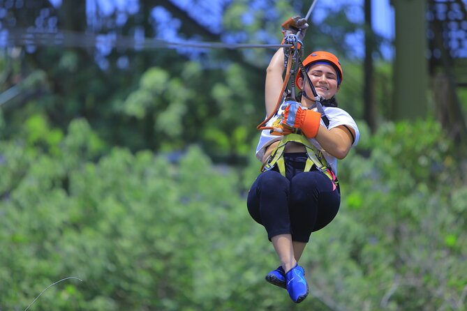 Top ATV's in Mexico includes Cenote, Ziplines, snack & transport. - Ziplines provide the day’s biggest rush