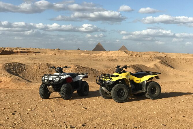 Top Private All Inc-Pyramids,Camel,Quad Bike,Inside Pyramid&Lunch - One hour on a quad bike in the desert