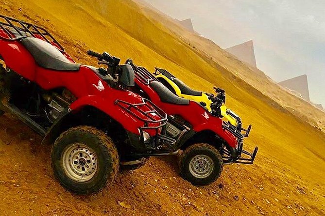 Top rated ATV quad bike at the Desert of Giza Pyramids - What the two-hour outing looks like
