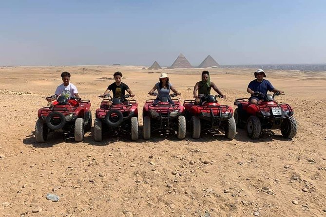 Top rated ATV quad bike at the Desert of Giza Pyramids - Why the hotel transfer adds real value