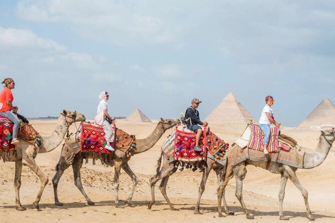 Top Tour Giza Pyramids ,Sphinx ,camel ride and ATV safari - Seeing Khufu, Khafre, and Menkaure at Giza
