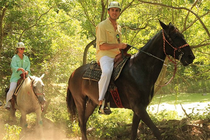 Tulum Jungle Horseback Ride + ATV + Ziplines + Cenote Combo Tour - Horseback riding: a short add-on