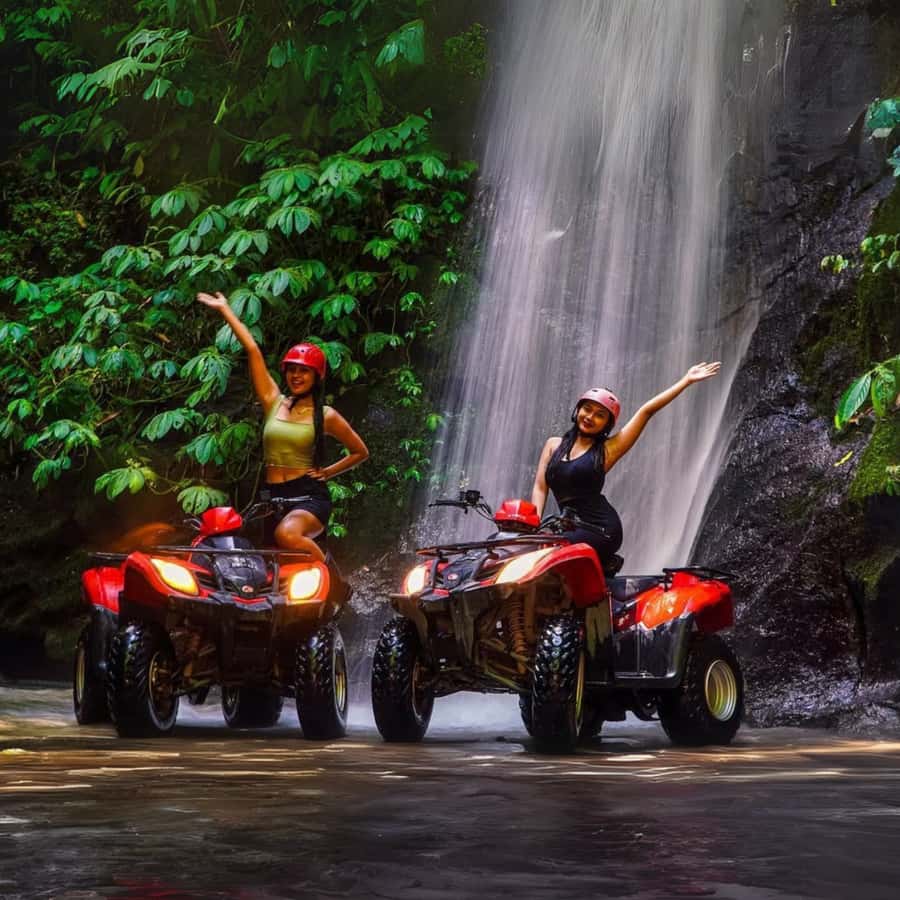 Ubud Bali: Kuber ATV Quad Bike with Long Tunnel & Waterfalls - A Ubud ATV ride with more than one kind of dirt track