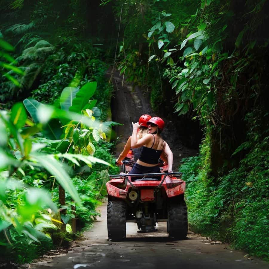 Ubud Bali: Kuber ATV Quad Bike with Long Tunnel & Waterfalls - Waterfalls, rivers, and the muddy part of the day