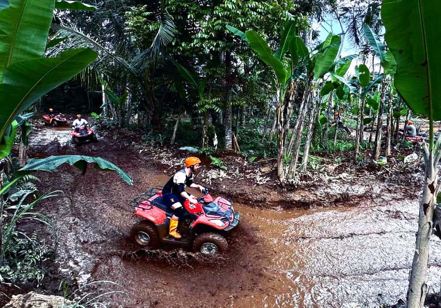 Ubud: Gorilla Face ATV Quad Bike Adventure with Lunch - Gorilla Face cave and the rough sections