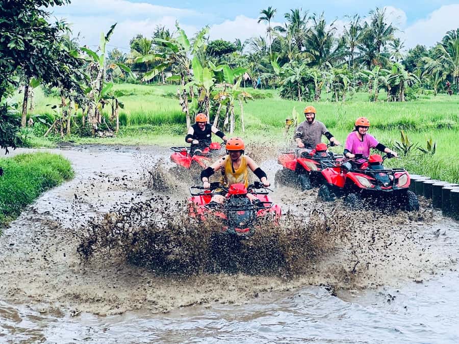 Ubud: Gorilla Face ATV Quad Bike Adventure with Lunch - Lunch, showers, and the useful finish
