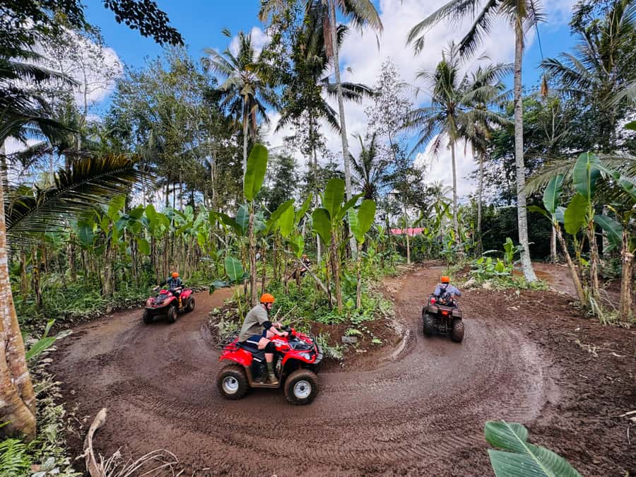 Ubud: Gorilla Face Quad Bike, Jungle Swing, Waterfall & Meal - The 1.5-hour Gorilla Face ATV ride
