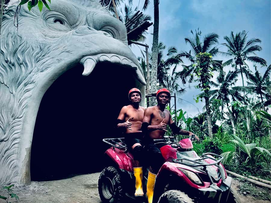 Ubud: Guided ATV Quad Bike Jungle Adventure with Lunch - Starting with safety gear and a practice run