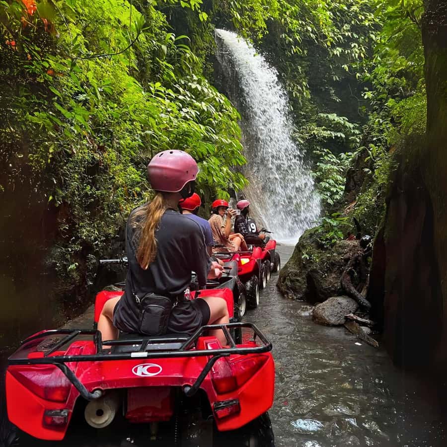 Ubud: Jungle, Waterfall, and Tunnel ATV Tour & Lunch Options - Solo or tandem: choose carefully