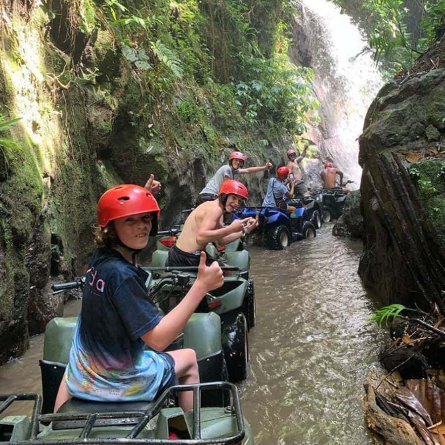 Ubud: Jungle, Waterfall, and Tunnel ATV Tour & Lunch Options - The first rough track sets the tone