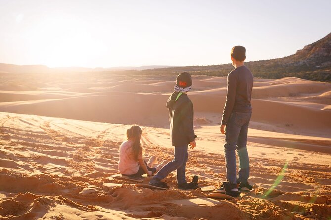UTV Dune Cruise and Surf at Coral Pink Sand Dunes - Star Dune turns the sand into a playground