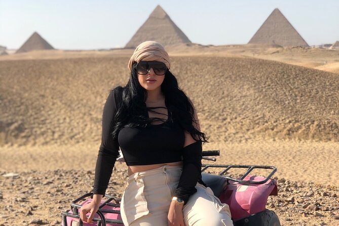 VIP Giza Pyramids,Sphinx,ATV bike,CamelRide,Shopping&DinnerCruise - Meeting the Great Sphinx