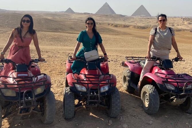 VIP Private GizaPyramids,Sphinx,Camel,QuadBike&Inside 3rd Pyramid - Hotel pickup and the value of private transport