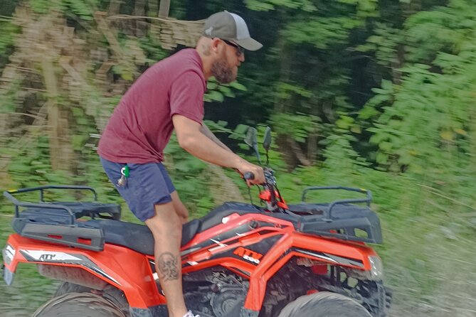 Wild Jade Cavern ATV Tour With Transfer - Inside the cave with bats and emerald water