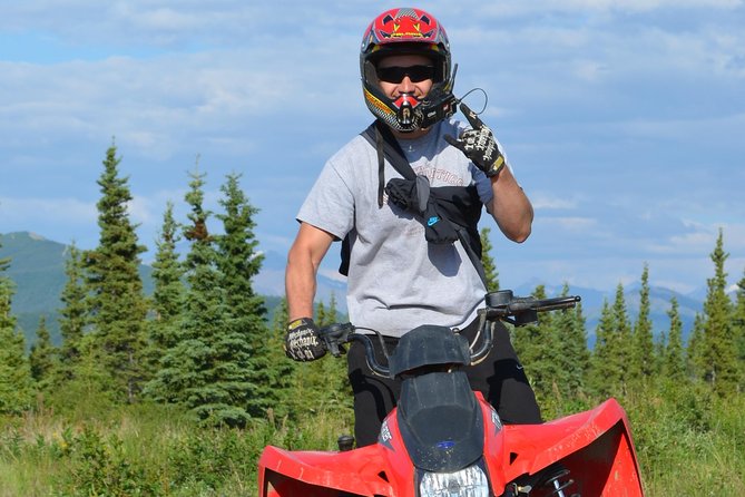 Wilds of Alaska Classic ATV Adventure - The cabin, Black Diamond Peak, and the views